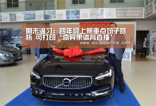 期末温习:四年级上册重点句子赏析 可打印‘奇异果体育直播’(图2) 奇异果体育直播